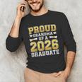 Proud Grandma Of A 2026 Graduate Shirt Class 2026 Graduation Unisex Long Sleeve T-Shirt