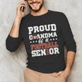 Proud Grandma Of a Football Senior 2026 Graduation Unisex Long Sleeve T-Shirt