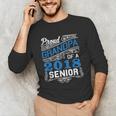 Proud Grandpa Of 2018 Senior T-Shirt Student Graduation Unisex Long Sleeve T-Shirt