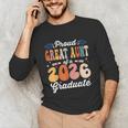 Proud Great Aunt Of a Class Of 2026 Graduate Graduation Unisex Long Sleeve T-Shirt