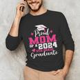 Proud Mom Of 2024 5th Grade Graduate Mother Graduation Unisex Long Sleeve T-Shirt