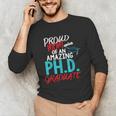 Proud Mom PhD Doctoral Graduation Doctorate Degree Unisex Long Sleeve T-Shirt