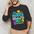 Proud Niece Of Kindergarten Graduate 2024 Graduation Niece Unisex Long Sleeve T-Shirt