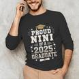 Proud Nini Of A Class Of 2025 Graduate Senior Graduation Unisex Long Sleeve T-Shirt