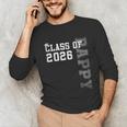 Proud Pappy Of A 2026 Graduate Grad Senior Graduation Unisex Long Sleeve T-Shirt