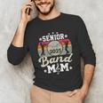 Proud Senior Mom Marching Band Mom Class Of 2025 Graduation Unisex Long Sleeve T-Shirt