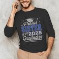 Proud Sister Of Two Class Of 2025 Graduates Twins Graduation Unisex Long Sleeve T-Shirt