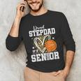 Proud Stepdad Of A 2026 Senior Basketball Graduation Leopard Unisex Long Sleeve T-Shirt