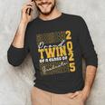 Proud Twin Of a 2025 Graduate Grad Prom Graduation Squad 25 Unisex Long Sleeve T-Shirt