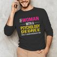 Psychology Degree Major Graduation 2024 Psychologist PsyD Unisex Long Sleeve T-Shirt