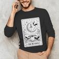 The Reader Tarot Card Bookworm Books Lover Dragon Librarians Unisex Long Sleeve T-Shirt