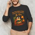 Reading 6 7 Six Seven Meme English Teacher Book Lover Unisex Long Sleeve T-Shirt