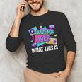 Retro 80s Style 90s Pop Fashion Nostalgia Eighties Music Unisex Long Sleeve T-Shirt