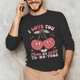 Retro Cherry Love 90s Nostalgia Unisex Long Sleeve T-Shirt