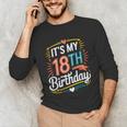 Retro It's My 18th Birthday Boho Nostalgia Women Kids Unisex Long Sleeve T-Shirt