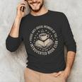 Retro Proud Introverted Book Club Anti Social Reader Unisex Long Sleeve T-Shirt