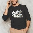 Retro Senior Class Of 2022 Men Women Graduation 90's Grad Unisex Long Sleeve T-Shirt