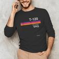 Retro VHS Tape 80s 90s Nostalgia For Movie Fans Unisex Long Sleeve T-Shirt