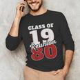 Reunion 1980 Class Of 1980 Reunion 80 Graduation 1980 Unisex Long Sleeve T-Shirt