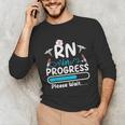 RN In Progress Loading Future Nurse Graduation Lover Unisex Long Sleeve T-Shirt