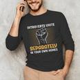 Sarcastic Anti Social Introvert Social Interaction Unisex Long Sleeve T-Shirt Sarcastic Anti Social Introvert Social Interaction Unisex Long Sleeve T-Shirt