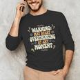 Sarcastic For Deep Thinkers Introverts Groovy Unisex Long Sleeve T-Shirt