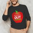 School Is Out Forever Graduation Humor Unisex Long Sleeve T-Shirt