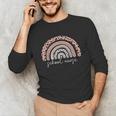 School Nurse Appreciation Rainbow Graduation Medical Nursing Unisex Long Sleeve T-Shirt