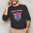 Secretly Bisexual Bi Introvert Bi Pride Antisocial LGBTQ Unisex Long Sleeve T-Shirt
