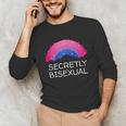 Secretly Bisexual Bi Introvert Bi Pride Antisocial LGBTQ Unisex Long Sleeve T-Shirt