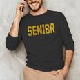SEN18R Senior 2018 High School Graduation Party T-Shirt Unisex Long Sleeve T-Shirt