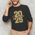 Senior 2025 Class Of 2025 Gold Senior Graduation Unisex Long Sleeve T-Shirt