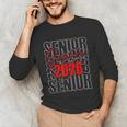 Senior 2026 Retro Class Of 2026 Graduation For Students Unisex Long Sleeve T-Shirt