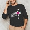 Senior Cheerleader Cheer Class Of 2025 Graduation Graduate Unisex Long Sleeve T-Shirt
