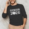 Senior Cheerleader Cheer Class Of 2026 Graduation Graduate Unisex Long Sleeve T-Shirt
