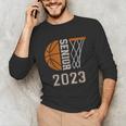Senior Class Of 2023 Graduation Basketball Team Graduate Unisex Long Sleeve T-Shirt