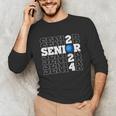 Senior Class Of 2024 Bowling First Day Of School Graduation Unisex Long Sleeve T-Shirt