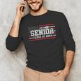 Senior Class 2024 Graduation American Flag Senior 2024 For Women Men Unisex Long Sleeve T-Shirt