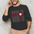 Senior Class Of 2024 Graduation 2024 Maroon Basketball Unisex Long Sleeve T-Shirt