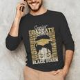 Senior Graduate 2024 Queen Graduation Educated Melanin Unisex Long Sleeve T-Shirt