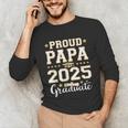 Senior Graduation Proud Papa 2025 Graduate Class Matching Unisex Long Sleeve T-Shirt