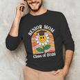 Senior Mom Class Of 2026 Daisy Flower Retro Graduation Unisex Long Sleeve T-Shirt