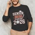 Senior Mom Class Of 2026 Graduate Baseball 2026 Graduation Unisex Long Sleeve T-Shirt
