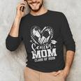 Senior Mom Class Of 2026 Soccer Graduation Heart Unisex Long Sleeve T-Shirt