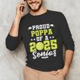Senior Poppa 2025 Tennis Class Of 2025 Graduation Unisex Long Sleeve T-Shirt