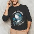 Shark Don’t Like People Antisocial Introvert Unisex Long Sleeve T-Shirt