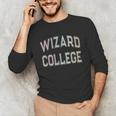 Silly Sarcastic WIZARD COLLEGE Introvert Anti Social School Unisex Long Sleeve T-Shirt Silly Sarcastic WIZARD COLLEGE Introvert Anti Social School Unisex Long Sleeve T-Shirt