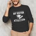 My Sister Mastered It Masters Degree Graduation MBA Unisex Long Sleeve T-Shirt