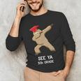 Sloth Dabbing 5th Grade Graduation Shirt Fifth Grade Grad Unisex Long Sleeve T-Shirt