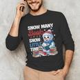 Snowman Winter Snow So Many Books Christmas Snow Little Time Unisex Long Sleeve T-Shirt Snowman Winter Snow So Many Books Christmas Snow Little Time Unisex Long Sleeve T-Shirt